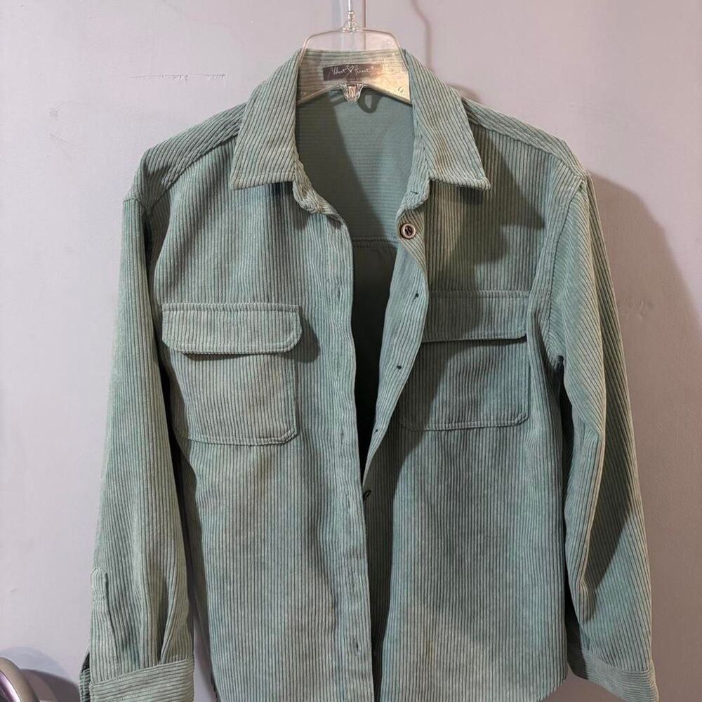 Lost Women's Green and Blue Jacket